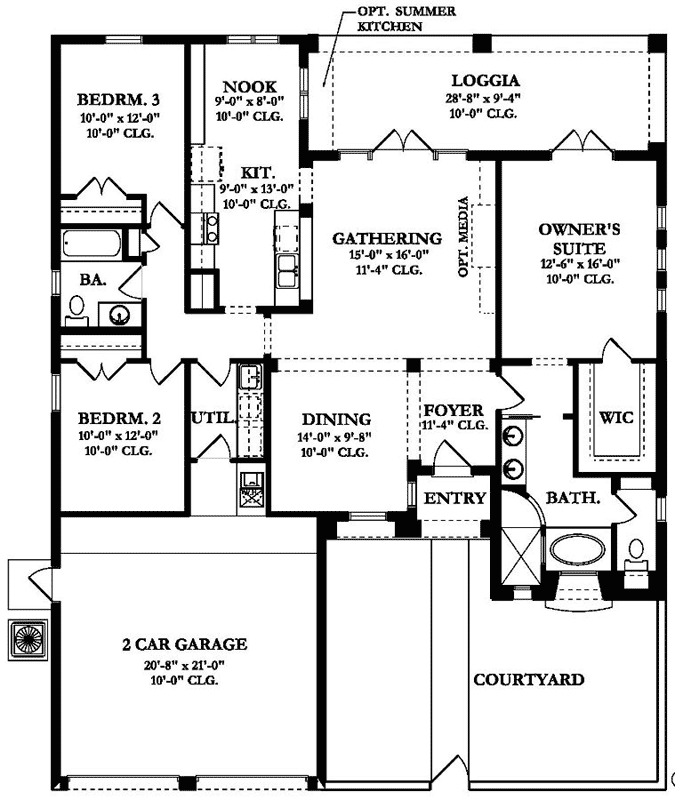 Main Floor Plan: 95-119