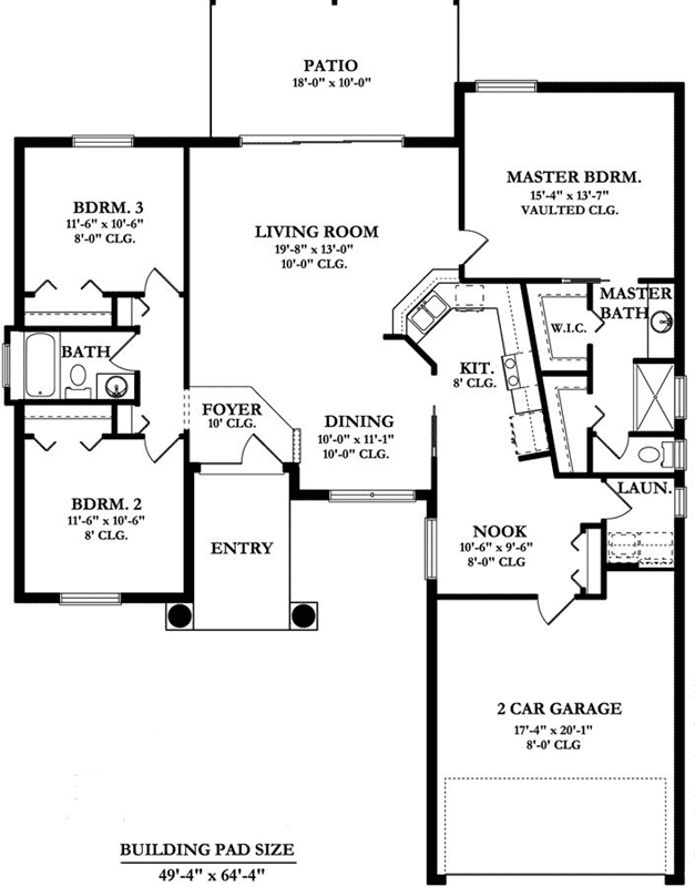 Main Floor Plan: 95-127