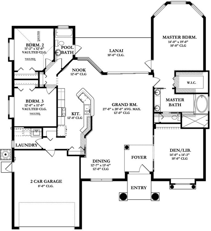 Main Floor Plan: 95-134
