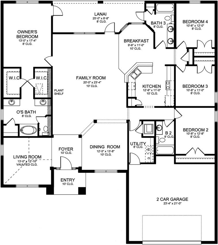 Main Floor Plan: 95-142