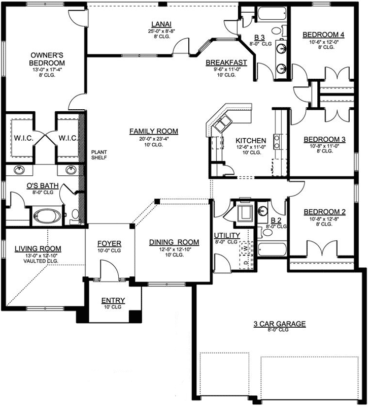 Main Floor Plan: 95-145