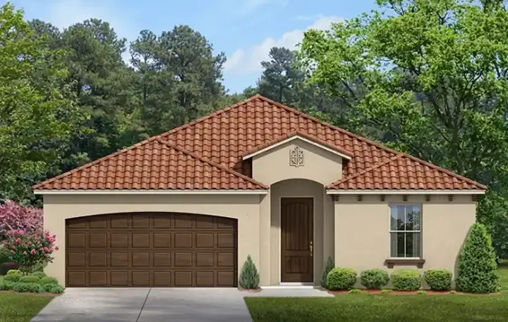 Traditional house plans 95-149 - front exterior, 1,612 sq ft, 3 bed, 2 bath house plans | Monster House Plans