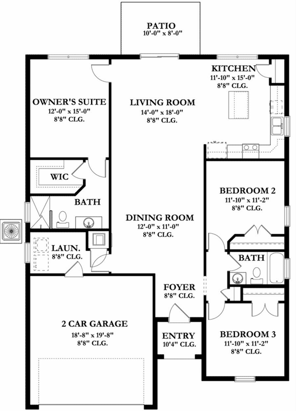 Main Floor Plan: 95-150