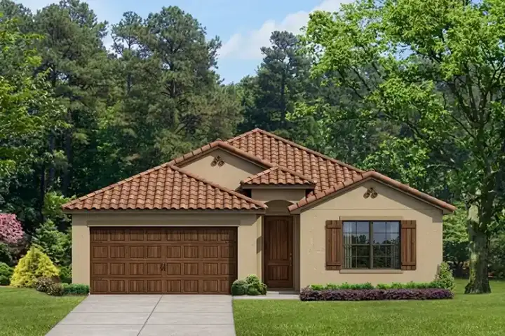 Traditional house plans 95-154 - front exterior, 1,990 sq ft, 4 bed, 3 bath house plans | Monster House Plans
