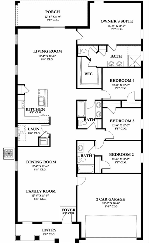 Main Floor Plan: 95-156