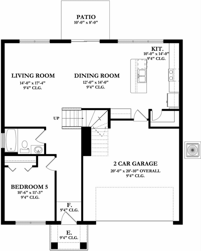 Main Floor Plan: 95-158
