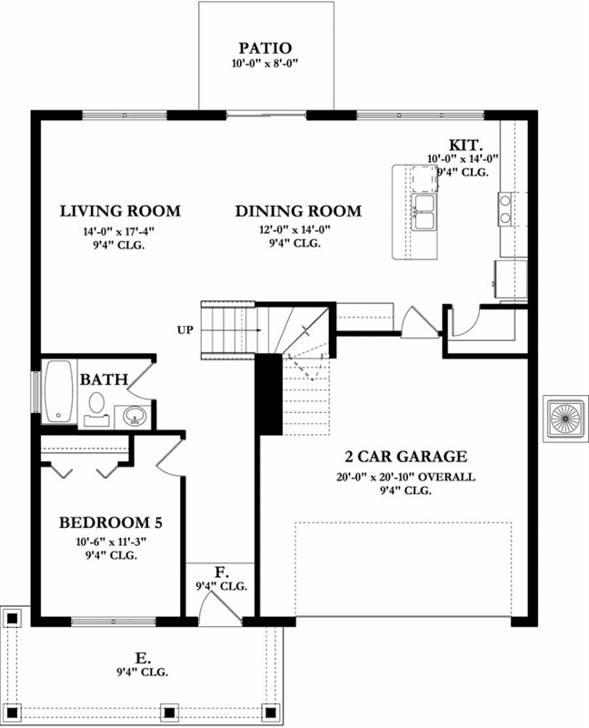 Main Floor Plan: 95-160