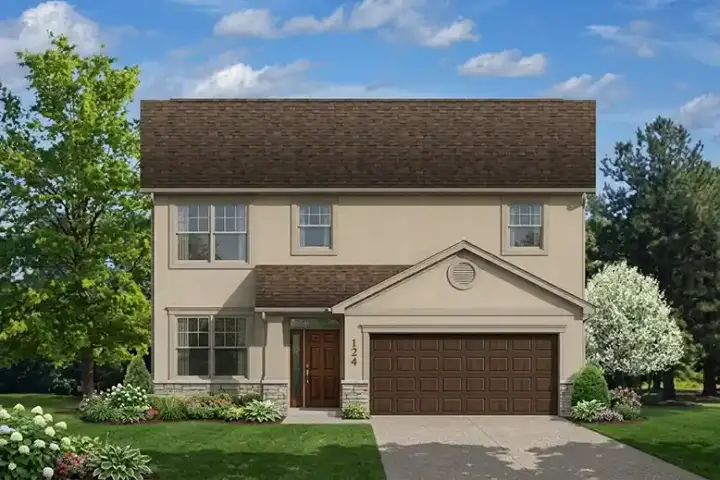 Traditional house plans 95-163 - front exterior, 1,810 sq ft, 4 bed, 2 bath house plans | Monster House Plans
