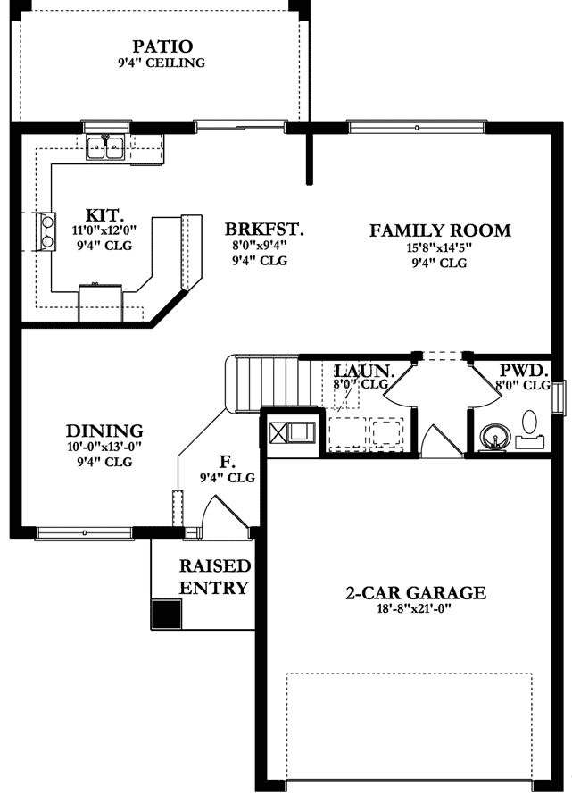 Main Floor Plan: 95-163