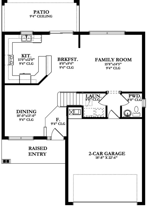 Main Floor Plan: 95-164