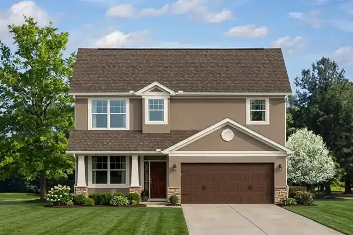 Traditional house plans 95-165 - front exterior, 1,810 sq ft, 4 bed, 2 bath house plans | Monster House Plans