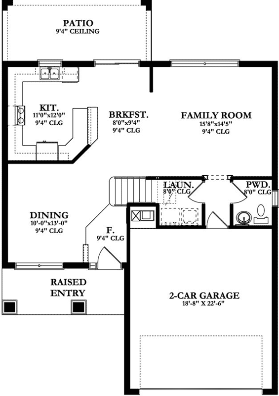 Main Floor Plan: 95-165