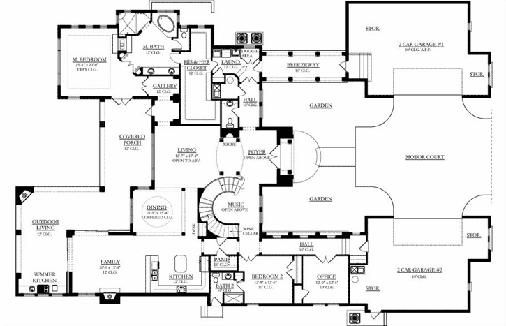 Main Floor Plan: 95-167