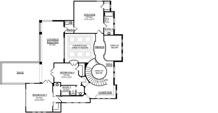 Upper/Second Floor Plan: 95-167