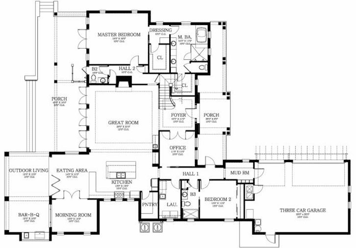 Main Floor Plan: 95-172