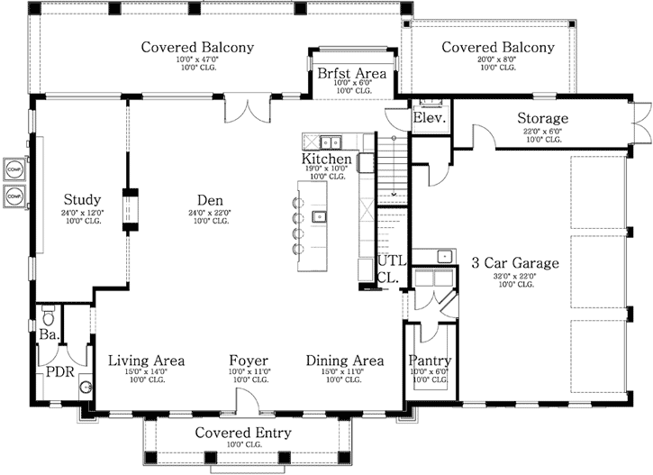 Main Floor Plan: 95-175