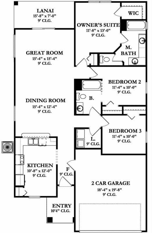 Main Floor Plan: 95-181