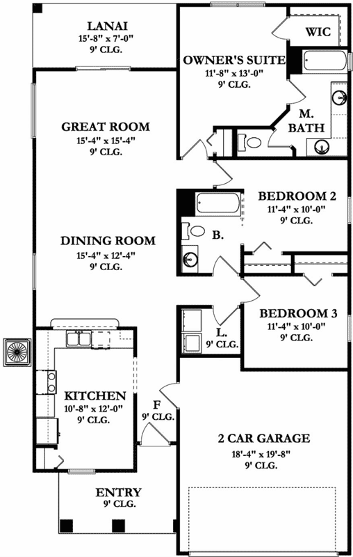 Main Floor Plan: 95-183