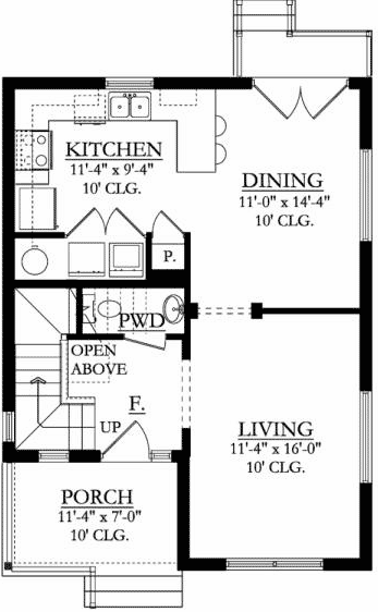 Main Floor Plan: 95-184