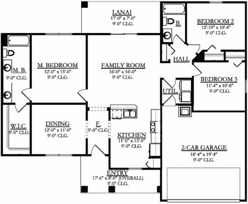 Main Floor Plan: 95-185