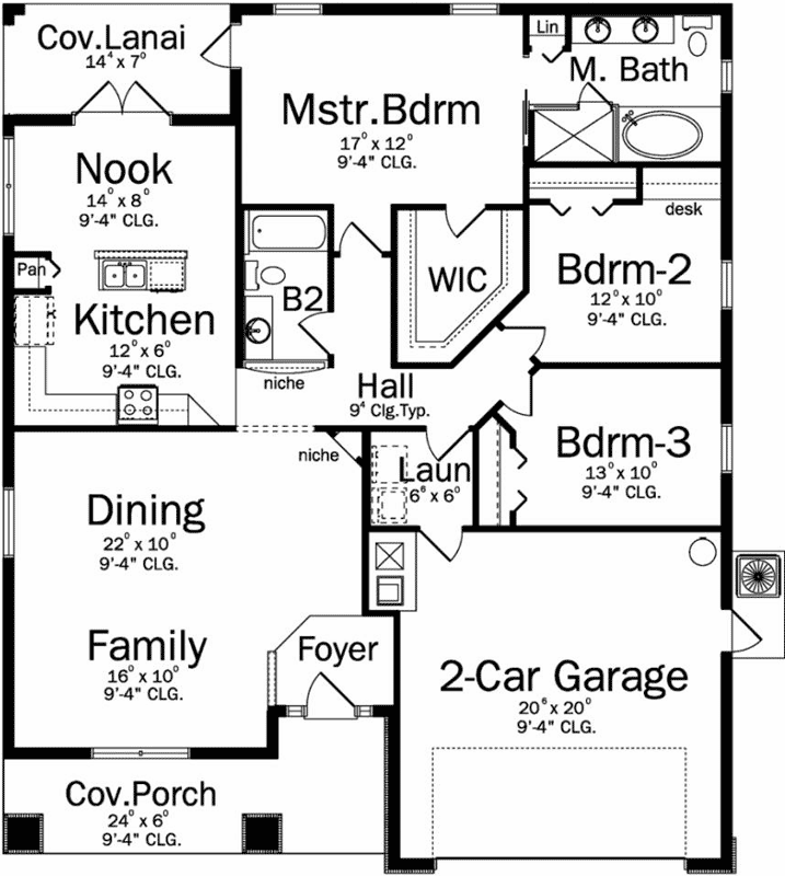 Main Floor Plan: 95-189