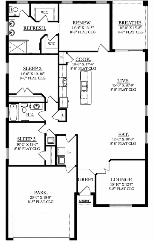 Main Floor Plan: 95-190