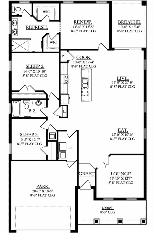 Main Floor Plan: 95-191