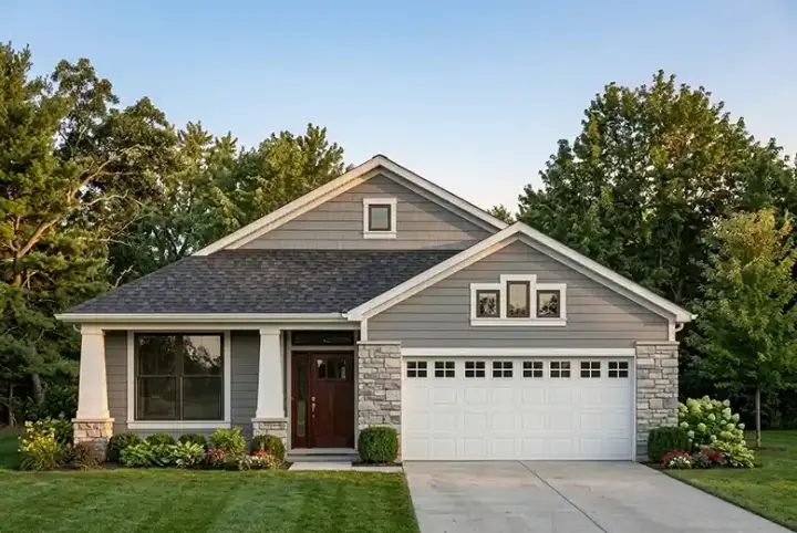 Craftsman house plans 95-192 - front exterior, 2,000 sq ft, 3 bed, 2 bath house plans | Monster House Plans