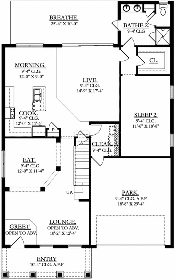 Main Floor Plan: 95-197
