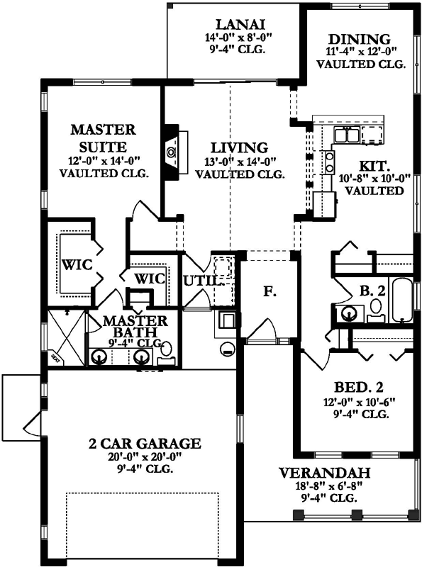 Main Floor Plan: 95-202
