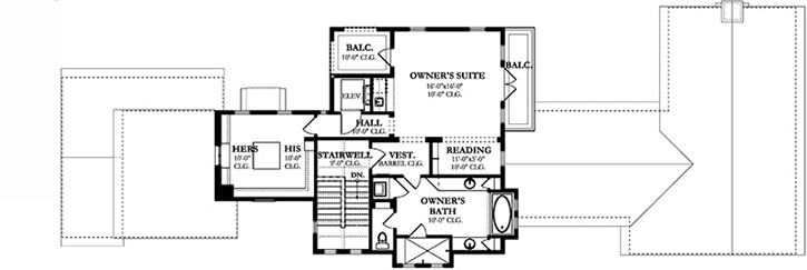 Upper/Second Floor Plan 95-230