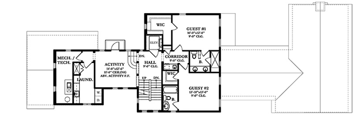 Upper/Second Floor Plan: 95-230