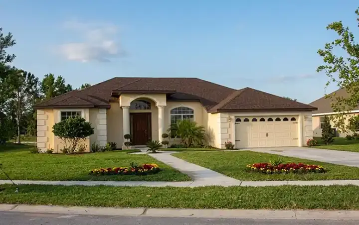 Mediterranean house plans 95-263 - front exterior, 2,181 sq ft, 3 bed, 2 bath house plans | Monster House Plans