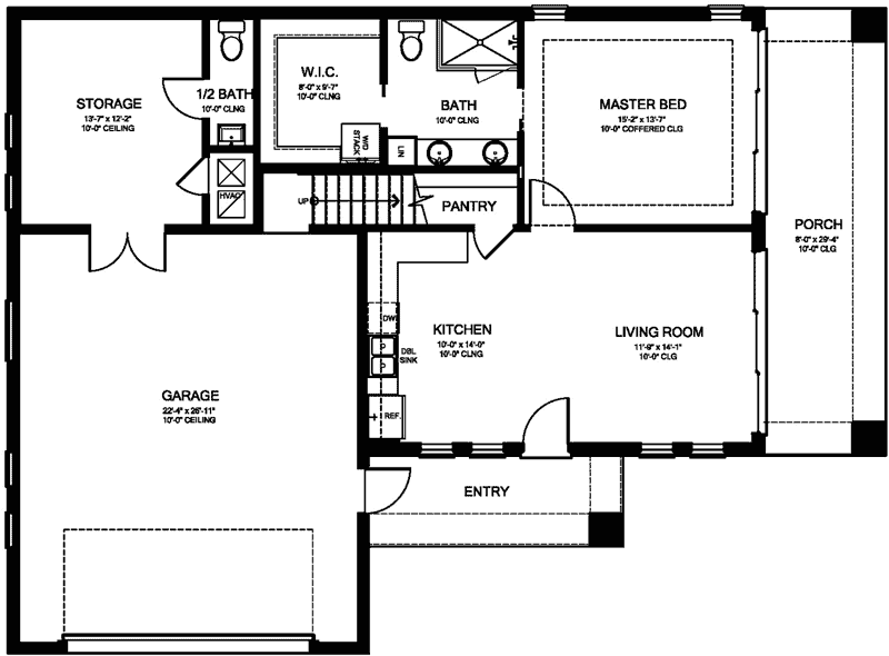 Main Floor Plan: 95-282