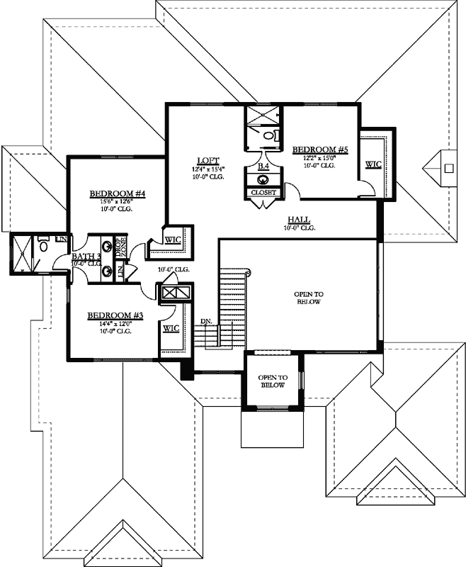 Upper/Second Floor Plan: 95-284