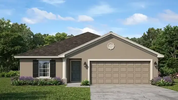 Traditional house plans 95-298 - front exterior, 1,638 sq ft, 4 bed, 2 bath house plans | Monster House Plans