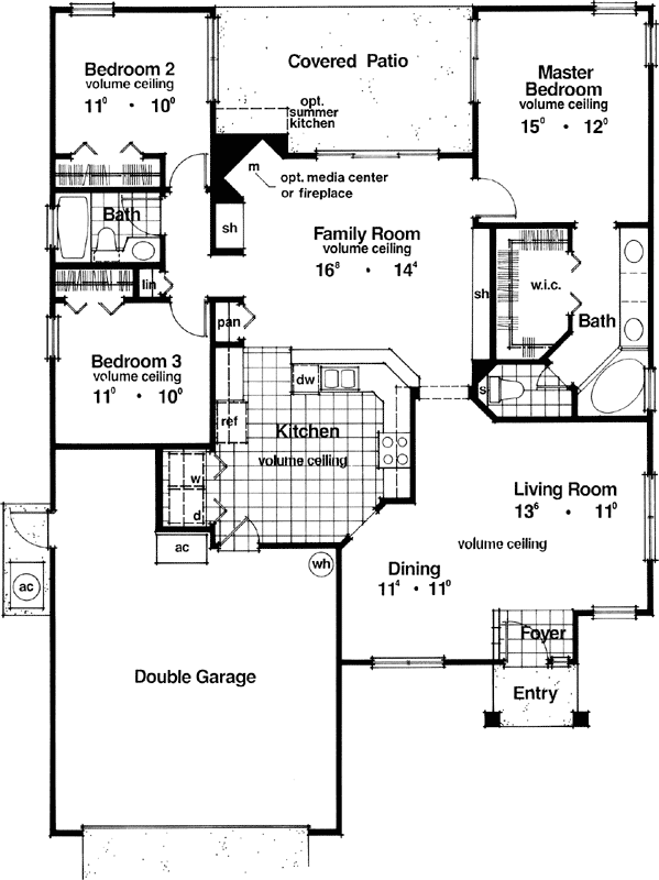 Main Floor Plan: 96-101
