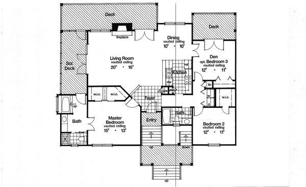 Main Floor Plan: 96-102