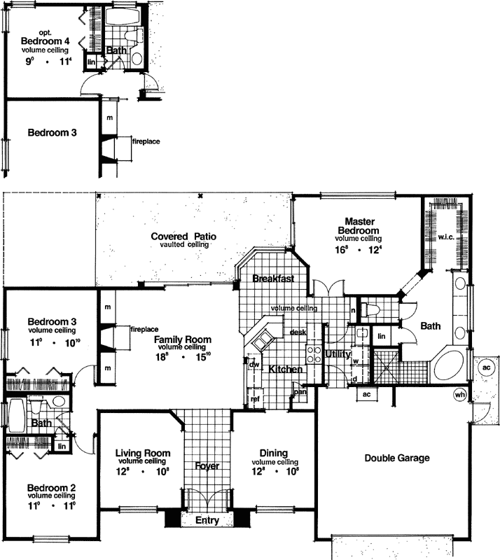 Main Floor Plan: 96-105