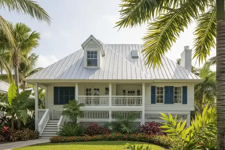 Coastal house plans 96-107 - front exterior, 1,797 sq ft, 3 bed, 2 bath house plans | Monster House Plans