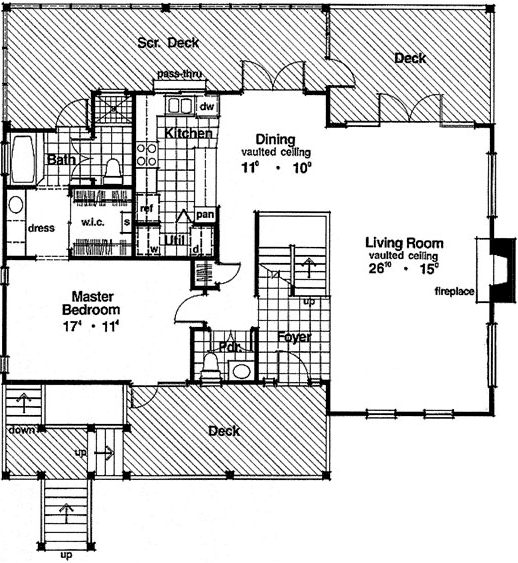 Main Floor Plan: 96-107