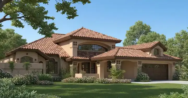 Florida house plans 96-119 - front exterior, 2,397 sq ft, 3 bed, 2 bath house plans | Monster House Plans