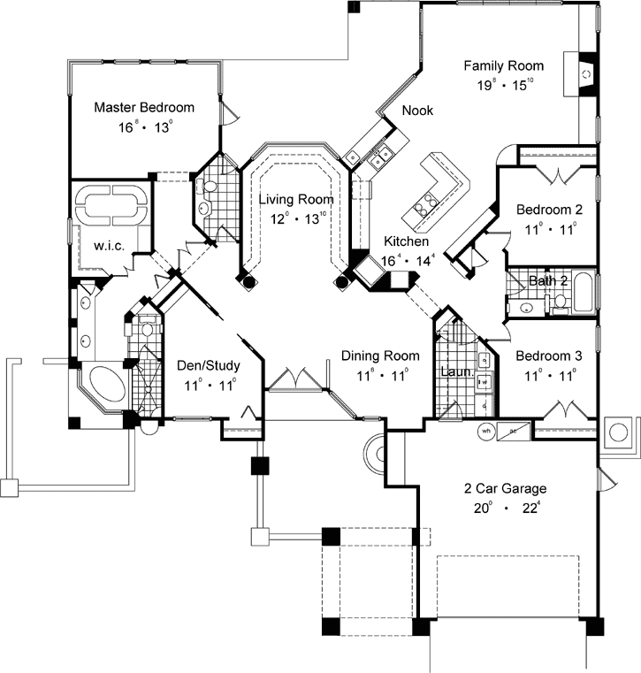 Main Floor Plan: 96-119