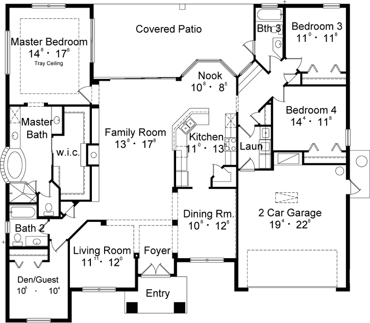 Main Floor Plan: 96-121