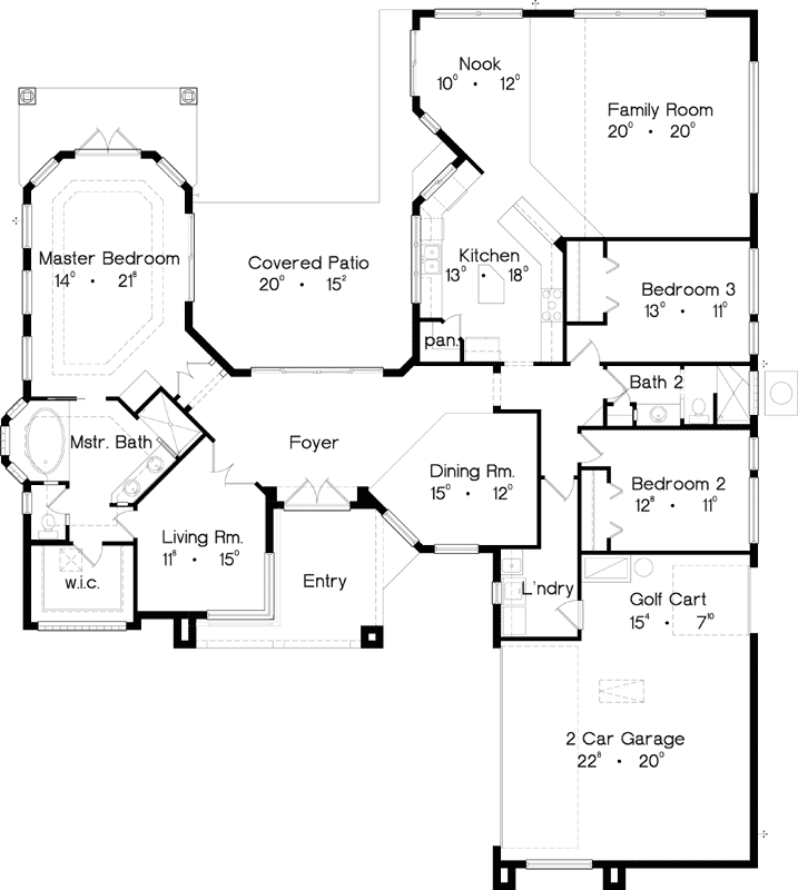 Main Floor Plan: 96-123