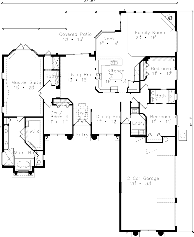 Main Floor Plan: 96-127