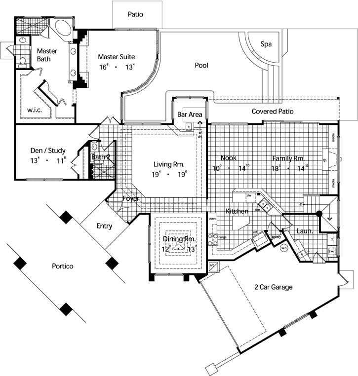 Main Floor Plan: 96-129