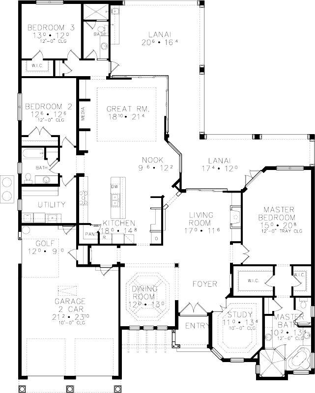 Main Floor Plan: 96-131