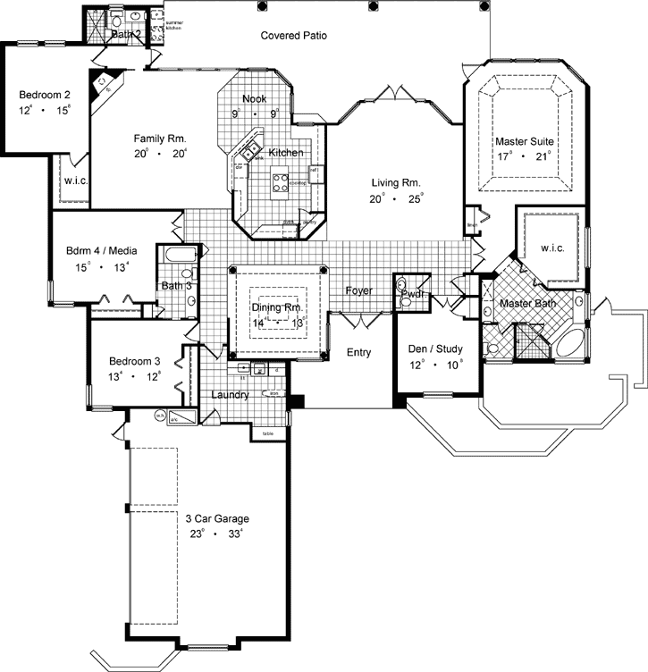 Main Floor Plan: 96-138