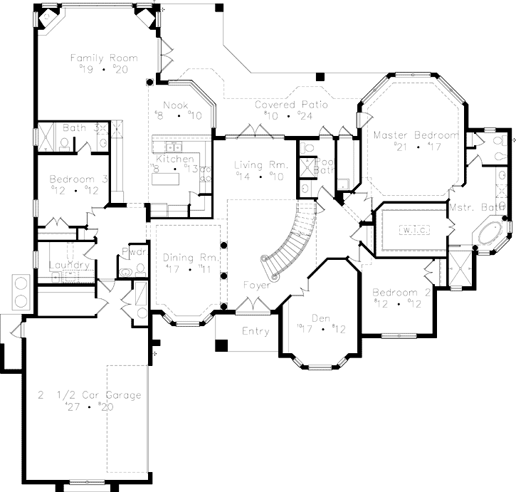 Main Floor Plan: 96-140